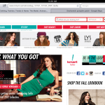 screenshot of kmart landing page